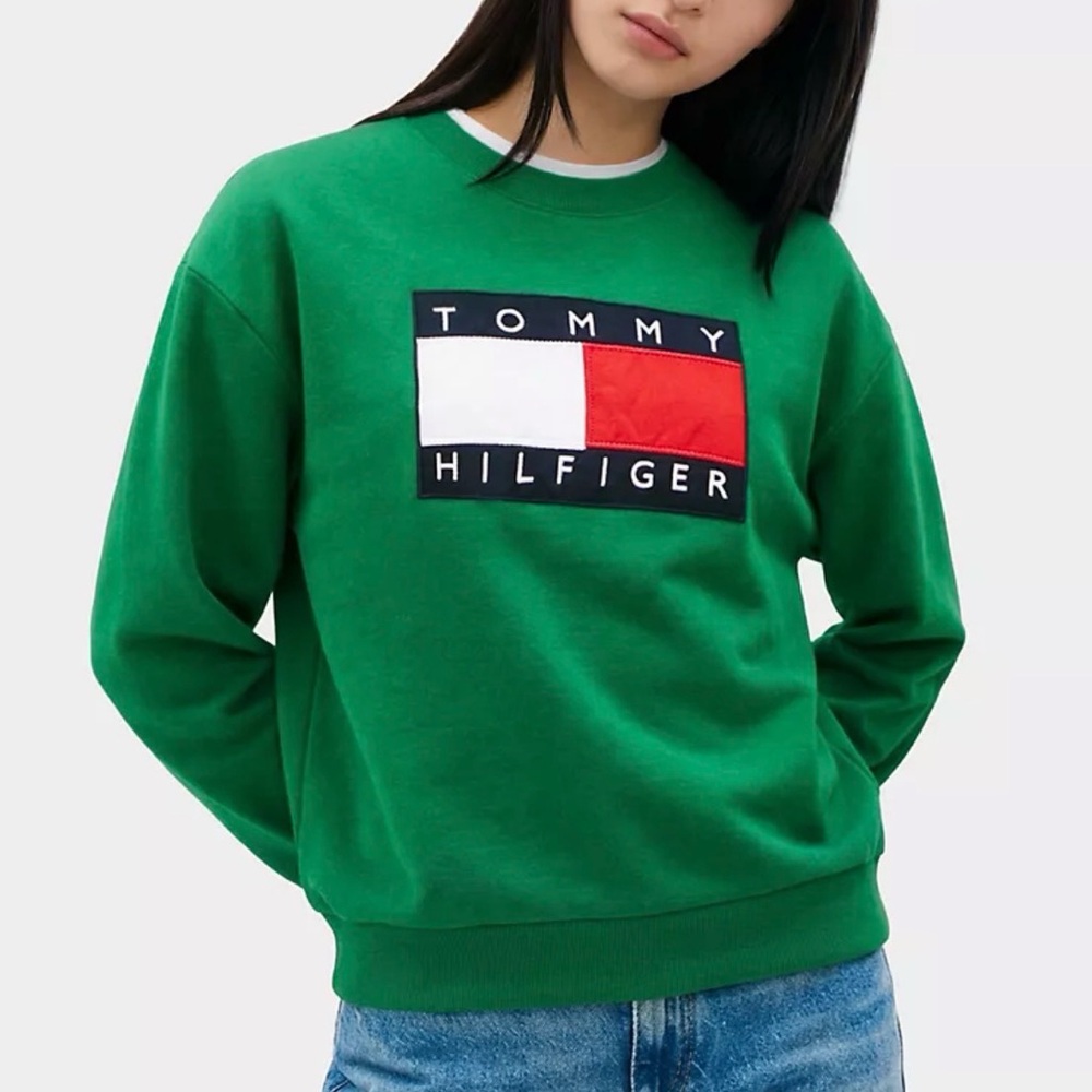 Tommy Hilfiger Green Crewneck Sweatshirt